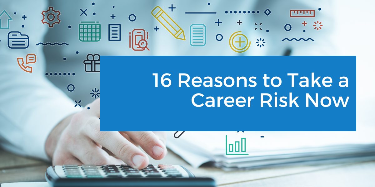 worker with a calculator | take a career risk now _ Red Cape Revolution