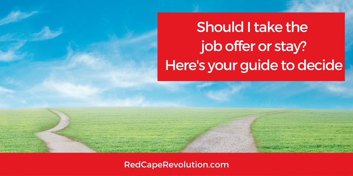 Should I take the job offer or stay Red Cape Revolution (Facebook Post) (1940 × 600 px)