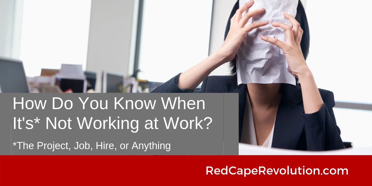 How Do You Know If It's Not Working at Work _ Red Cape Revolution