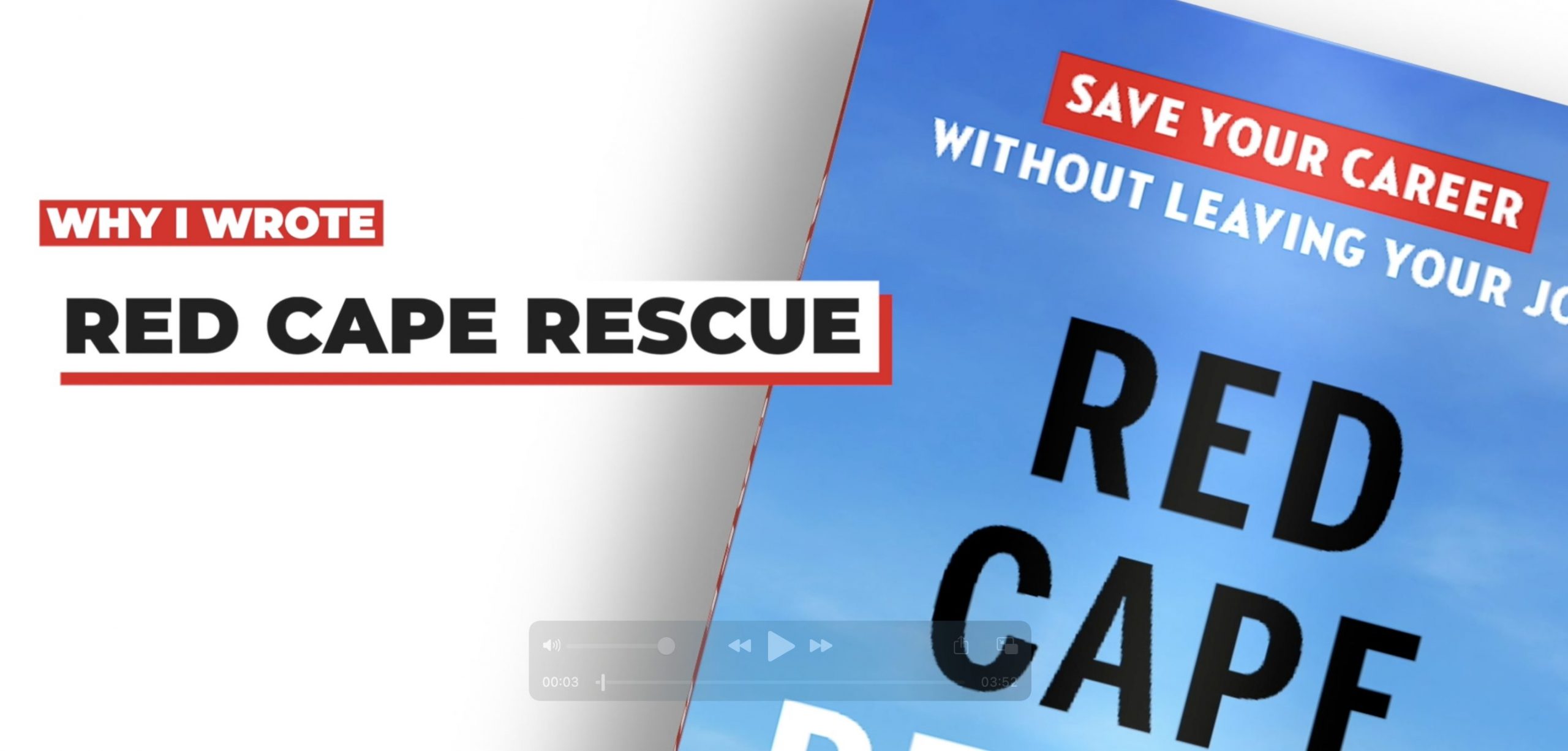 why I wrote red cape rescue